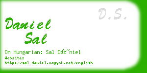 daniel sal business card